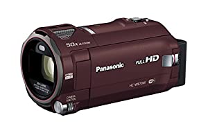 パナソニック HDビデオカメラ W870M ワイプ撮り 50倍ズーム ブラウン HC-W870M-T(中古品)