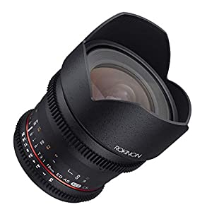 Rokinon DS10M-NEX 10mm T3.1 シネ広角レンズ ソニーアルファEマウント交換可能レンズカメラ用(中古品)