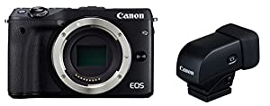 Canon ミラーレス一眼カメラ EOS M3 ボディ(ブラック) EVFキット EOSM3BK-BODYEVFK(中古品)