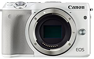 Canon ミラーレス一眼カメラ EOS M3 ボディ(ホワイト) EOSM3WH-BODY(中古品)