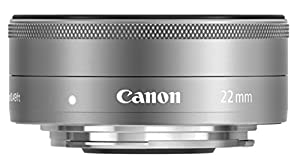 Canon 単焦点広角レンズ EF-M22mm F2 STM シルバー ミラーレス一眼対応 EF-M222STMSL(中古品)