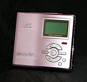 SHARP シャープ MD-DR7-P (ピンク) MDレコーダー MDLP対応 （MD録音再生兼用機/ポータブルMDプレーヤー(中古品)
