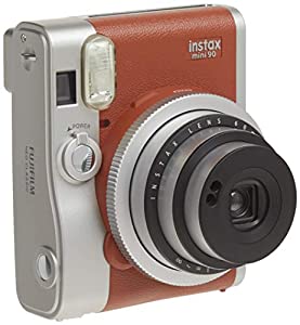 FUJIFILM インスタントカメラ チェキ instax mini 90 ネオクラシック ブラウン INSTAX MINI 90 BROWN(中古品)