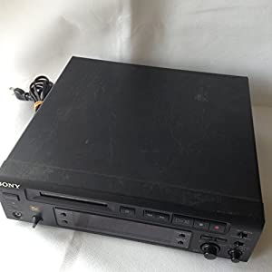 SONY ソニー MDS-S37 ブラック ミニディスクデッキ （MDデッキ/単体コンポ） MDLP非対応(中古品)