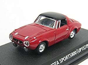 コナミ 1/64 絶版名車コレクション Vol,2 トヨタ スポーツ 800 型式UP15 1965 赤(中古品)