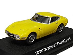 コナミ 1/64 絶版名車コレクション Vol,6 トヨタ 2000GT 後期 型式MF10 1969 黄色(中古品)