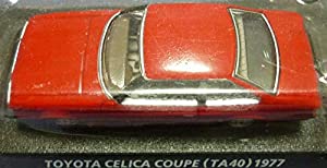 コナミ 1/64 絶版名車コレクション Vol,6 トヨタ セリカ クーペ 型式TA40 1977 赤(中古品)