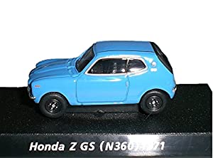 コナミ 1/64 絶版名車コレクション Vol,5 ホンダZ GS 型式N360 1971 青(中古品)