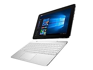 ASUS 2in1 タブレット ノートパソコン TransBook T100HA-WHITE Windows10/10.1インチ/シルクホワイト(中古品)