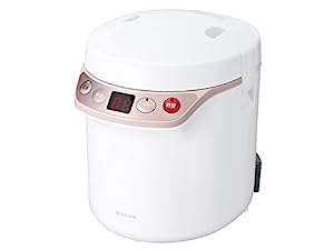 コイズミ 小型炊飯器 ライスクッカーミニ ホワイト (0.5~1.5合) KSC-1511/W(中古品)