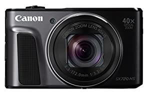 Canon デジタルカメラ PowerShot SX720 HS ブラック 光学40倍ズーム PSSX720HSBK(中古品)