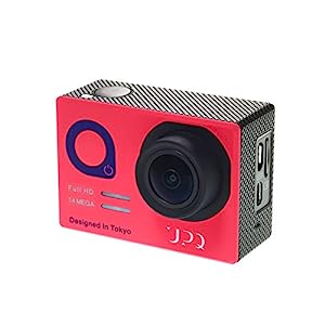 UPQ アクションスポーツカメラ Q-camera ACX1/NR ネイビー アンド レッド(中古品)