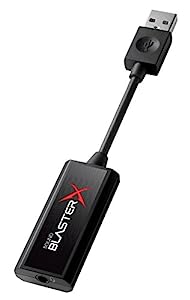 Creative Sound BlasterX G1 ポータブル ゲーミング USBオーディオ ハイレゾ 対応 Windows Mac PS4 SBX-G1(中古品)