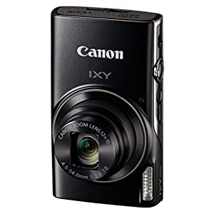 Canon コンパクトデジタルカメラ IXY 650 ブラック 光学12倍ズーム/Wi-Fi対応 IXY650BK(中古品)