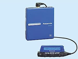 Panasonic パナソニック SJ-MJ77-A ブルー ポータブルMDプレーヤー （MD再生専用機/MDウォークマン）(中古品)