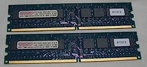 PC2-5300 DDR2-667 1GB*2本=2GB デスクトップ用DDR2メモリ century(中古品)