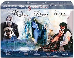 3つのライヴ・フィルム 《トスカ》《椿姫》《リゴレット》[Blu-ray Disc 3枚組](中古品)
