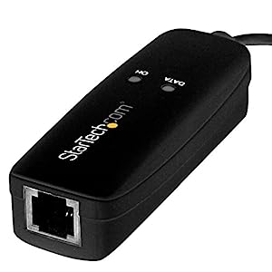 StarTech.com USB Faxモデム／USB 2.0／56K V92モデムアプター／外付けアナログモデム USB56KEMH2(中古品)