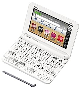 カシオ 電子辞書 エクスワード 中学生モデル XD-G3800WE ホワイト コンテンツ140(中古品)
