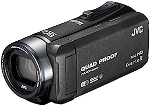JVCKENWOOD JVC ビデオカメラ Everio R スポーツ ゴルフ 防水 防塵 32GB ブラック GZ-GX100-B(中古品)
