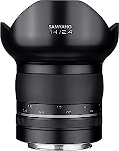 SAMYANG 単焦点広角レンズ XP 14mm F2.4 マニュアルフォーカス キヤノンEF AE用 電磁絞り対応 フルサイズ対応(中古品)