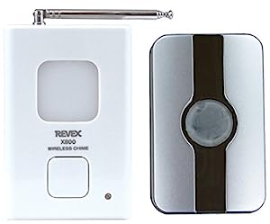 リーベックス(Revex) ワイヤレス チャイム Xシリーズ 送受信機セット インターホン 玄関チャイム X810G(中古品)