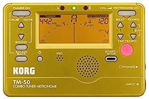 KORG チューナー/メトロノーム TM-50 GD ゴールド(中古品)