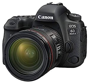 Canon デジタル一眼レフカメラ EOS 6D Mark II EF24-70 F4L IS USM レンズキット EOS6DMK2-2470ISLK(中古品)
