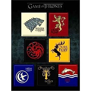 Game of Thrones House Sigil Magnet Set(中古品)