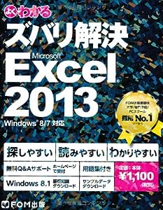 ズバリ解決 Microsoft Excel 2013(中古品)