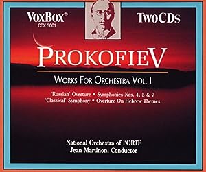 Works for Orchestra, Vol.1: Symphonies 4,5,7 & Classical, Hebrew Overture, Russian Overture(中古品)