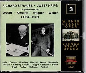Vienna State Opera Live, Vol.3: Richard Strauss & Josef Krips(中古品)