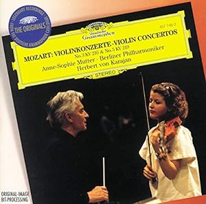 Mozart: Violin Concertos 3 & 5 / Mutter, Karajan, Berlin Philharmonic Orchestra(中古品)