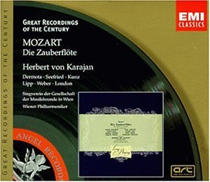 Great Recordings Of The Century - Mozart: Die Zauberflote / Karajan, Dermota, Seefried, Lipp, et al(中古品)