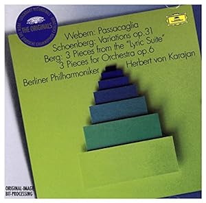 Schoenberg, Berg, Webern: Orchestral Works / Karajan(中古品)