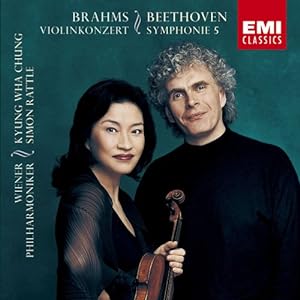 ラトル & チョン・キョンファ ベートーヴェン:「運命」 & ブラームス:ヴァイオリン協奏曲(中古品)