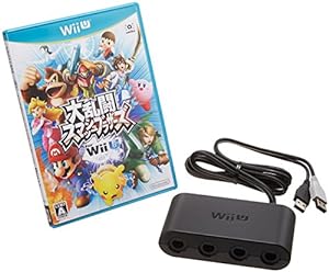 大乱闘スマッシュブラザーズ for Wii U ニンテンドーゲームキューブコントローラ接続タップセット(中古品)
