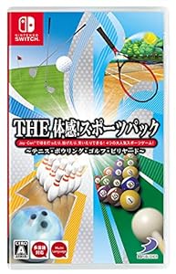 THE 体感!スポーツパック~テニス・ボウリング・ゴルフ・ビリヤード~ -Switch(中古品)