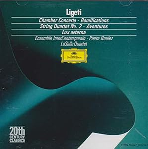 室内協奏曲, 弦楽四重奏曲第二番、他: Boulez, Lasalle Quartet(中古品)